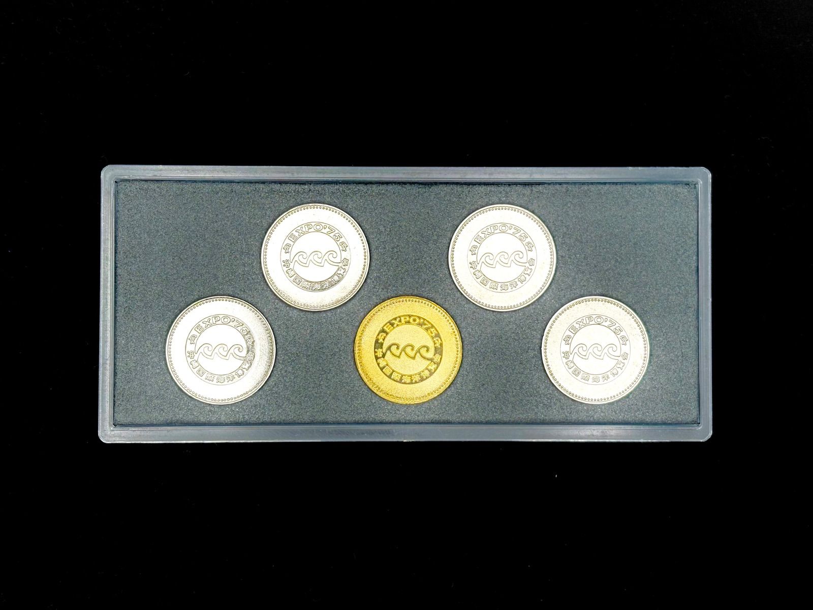 ケース付】EXPO'75 沖縄国際海洋博覧会 記念メダル 5枚セット ※重複