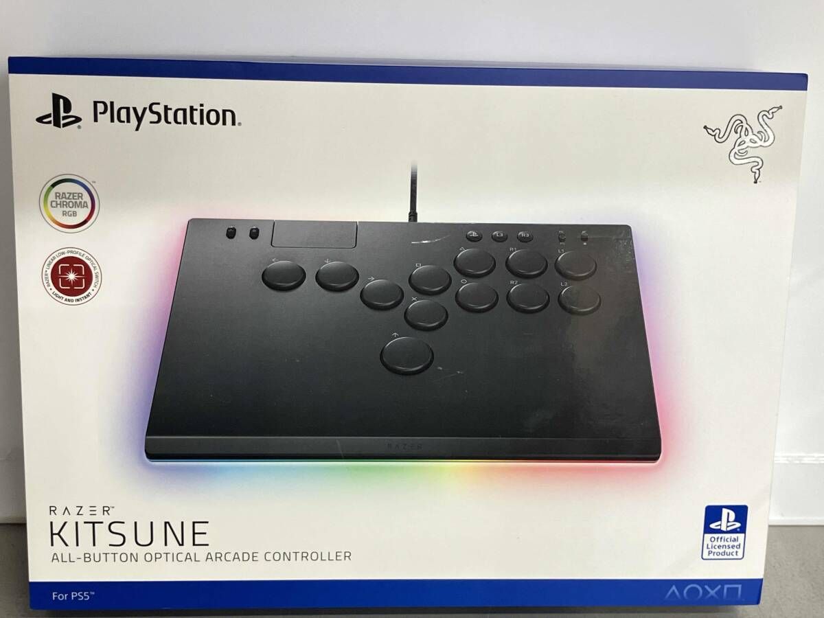 現状お渡し品 SONY PlayStation For PS 5 Razer Kitsune RZ 06-0502 アーケード コントローラー
