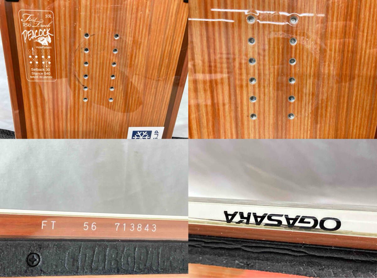 OGASAKA/オガサカ/PEACOCK First Track/156cm/スノーボード板 - メルカリ