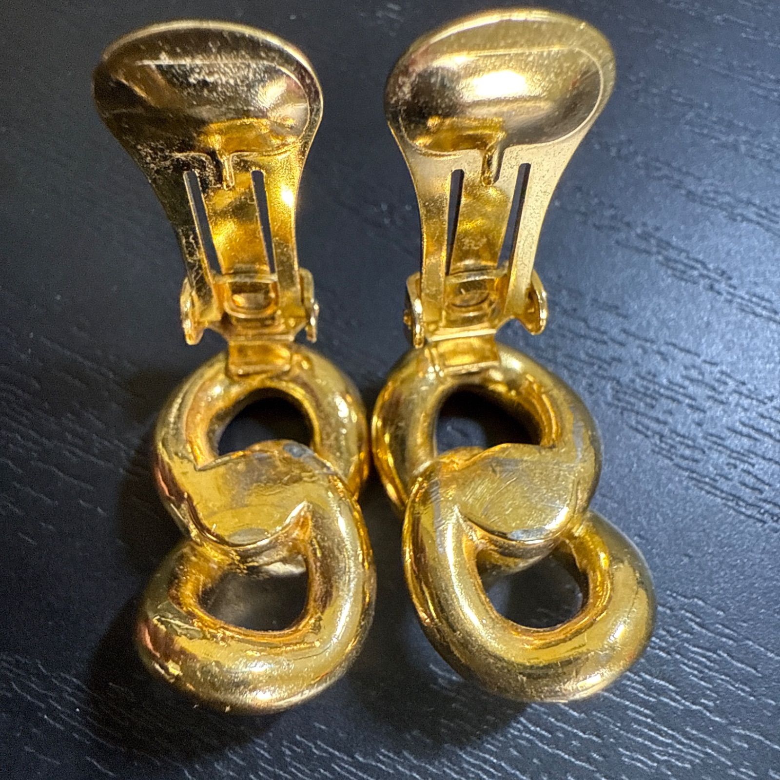 Dior リボンモチーフ イヤリング Christian Dior クリスチャンディオール リボンモチーフイヤリング