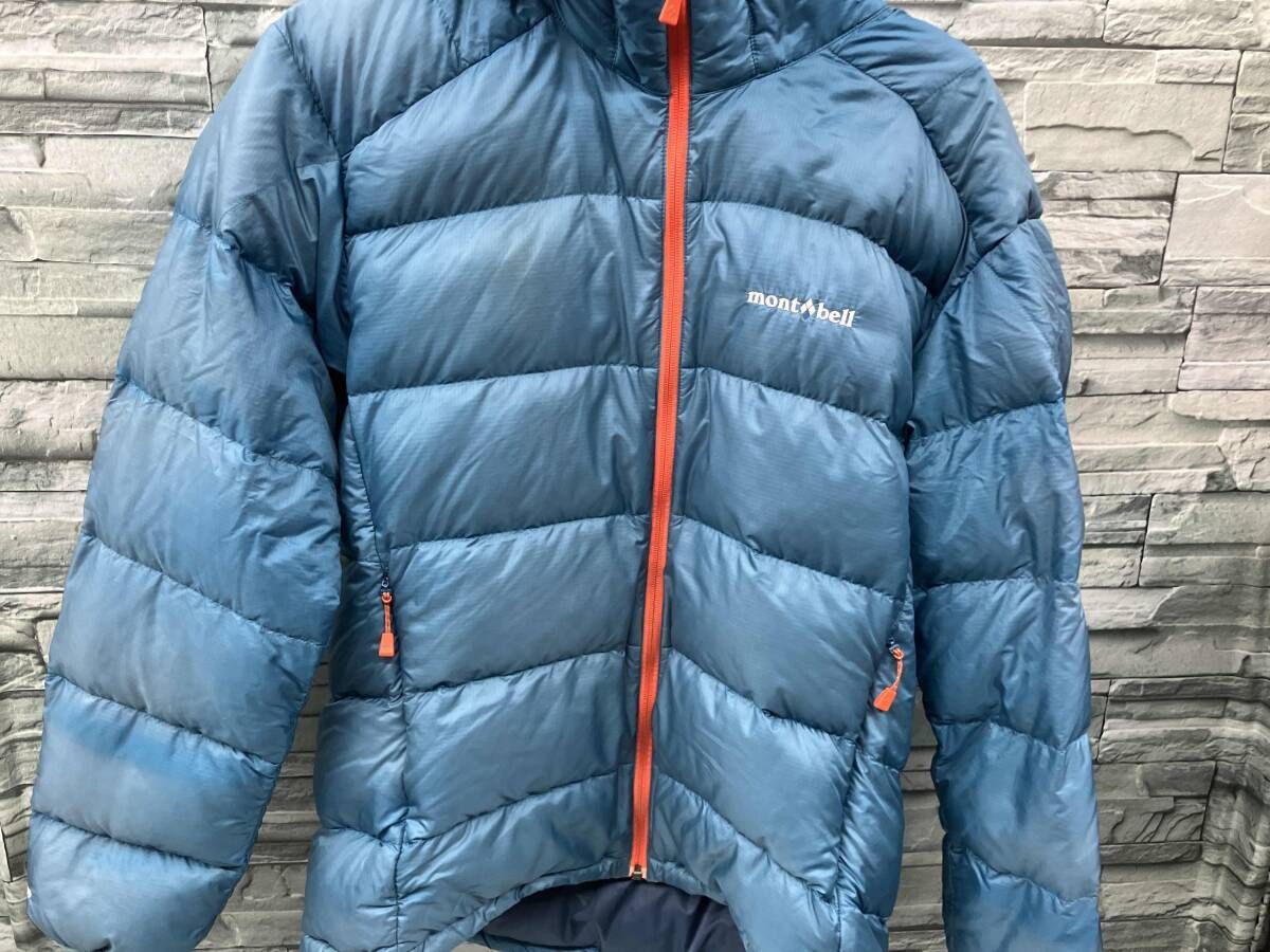 ライトブルー mont-bell ライトアルパインダウンパーカー