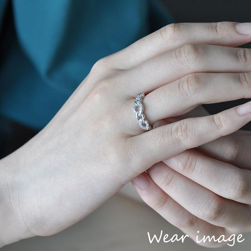 [ピンキーアンドダイアン]Pinky&amp;Dianne シルバー リング 8号 キュービックジルコニア(VFRPD50376) Pinky&Dianne ピンキーアンドダイアン シルバー リング 指輪 キュービック ホワイト 彼女 レディース ハート - 【ジェイウェル】-  プレゼント＆ギフトのギフトモール