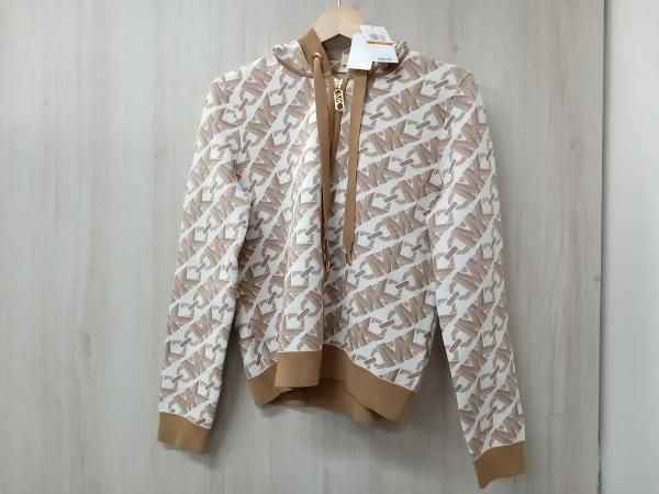 MICHAEL KORS ECO MK EMPR LOGO ZIP JKT マイケルコース ベージュ サイズS