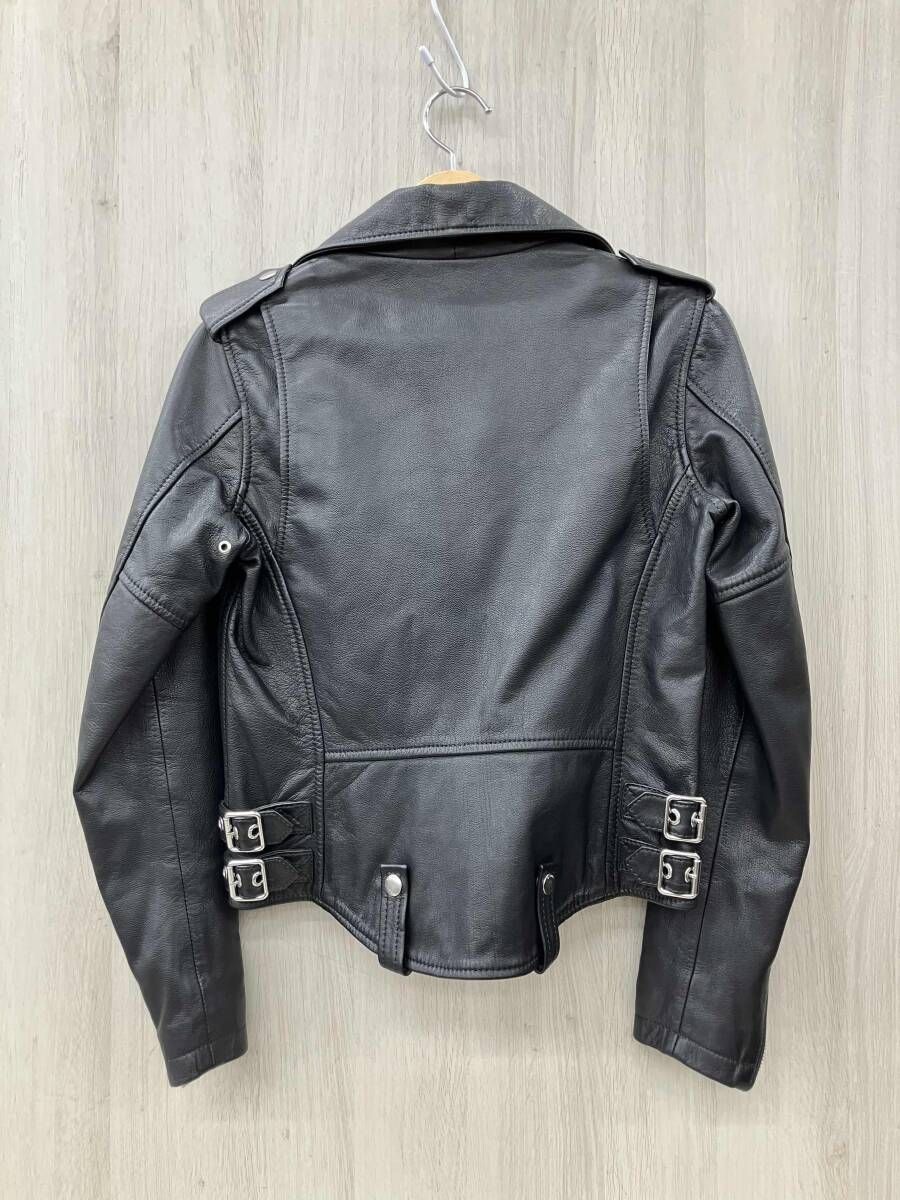 DIESEL ディーゼル ジャケット ゴートレザーライダースジャケット ブラック XSサイズ