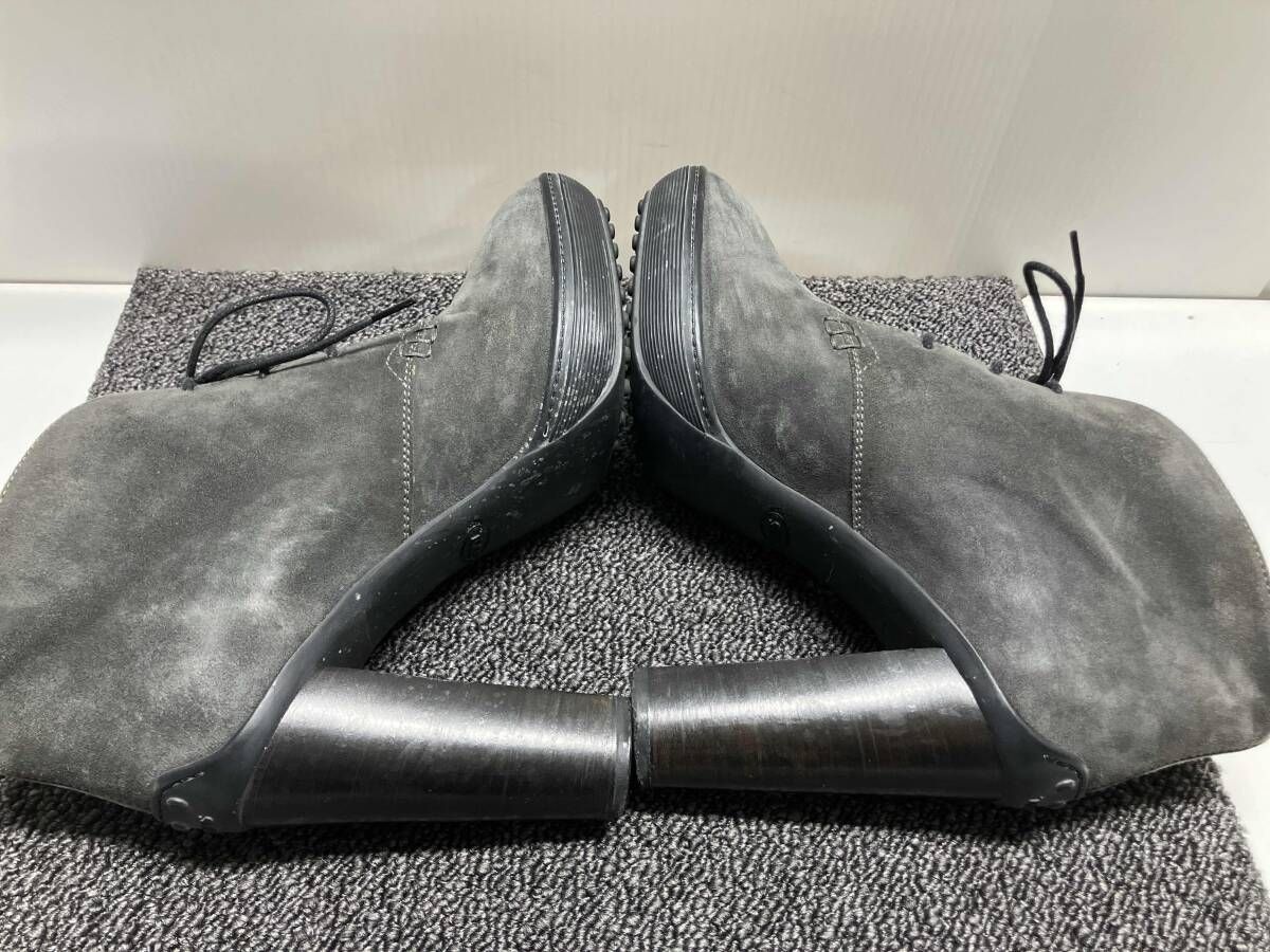 アンクルブーツ グレー