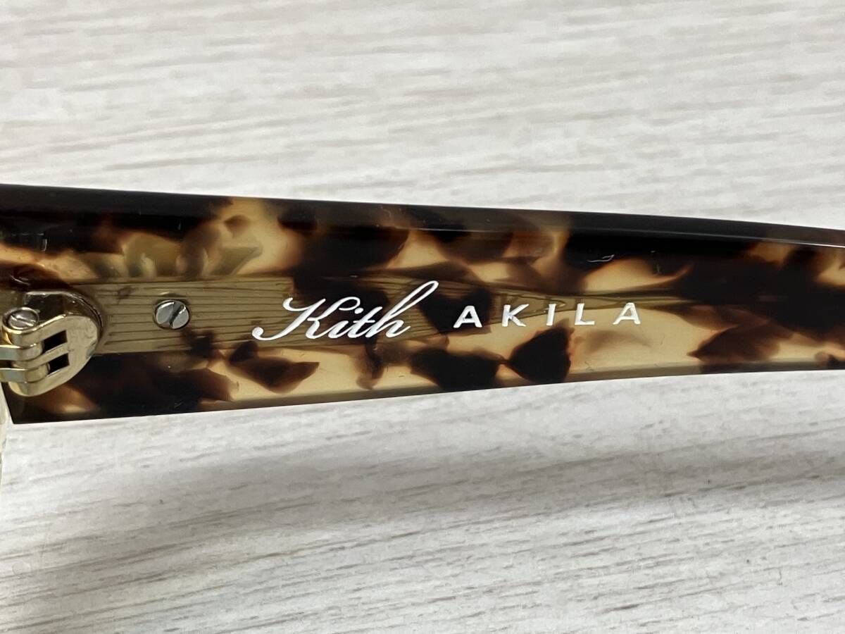  KITH×AKILA キス×アキラ サングラス 141 SILVIA ベージュ サングラス 小物