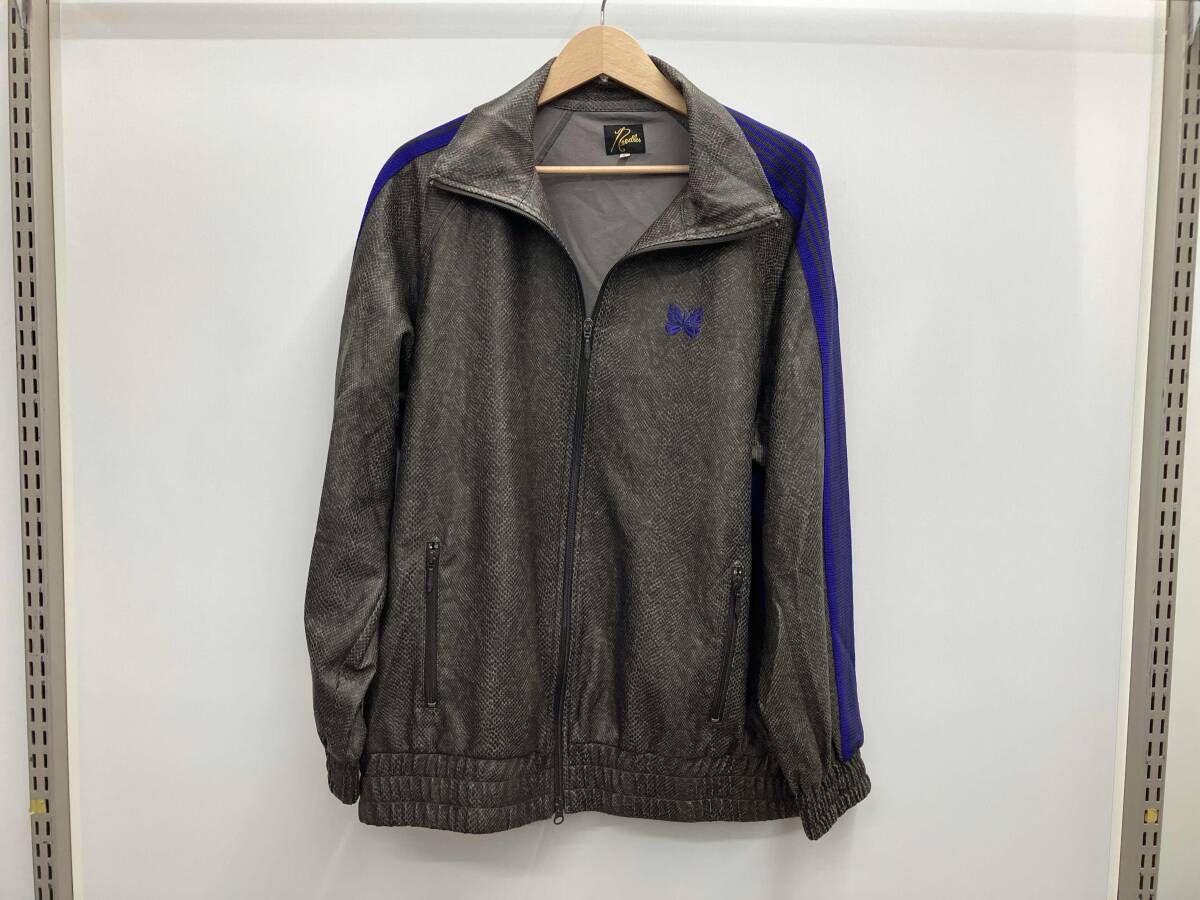 NEEDLES ニードルズ SYNTHETIC LEATHER PYTHON TRACK JACKET