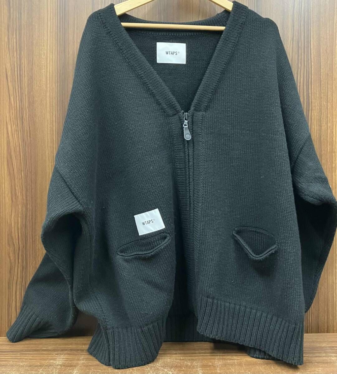 WTAPS ダブルタップス／222MAL-KNM04PALMER SWEATERパーマーセーター