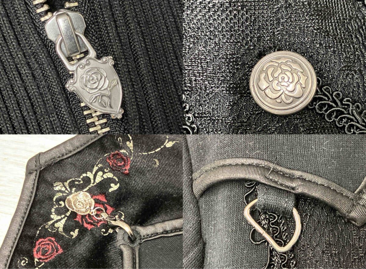 レディース OZZ ONESTE オッズオネスト サイズ表記なし バラ 薔薇刺繍
