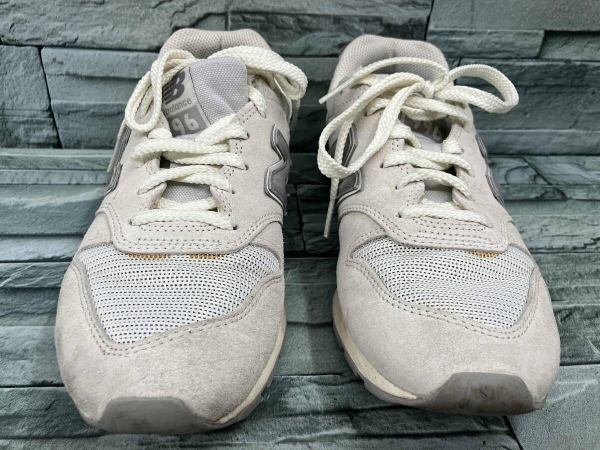 ニュー ンス balance スニーカー 996 24.5 cm 白×グレー
