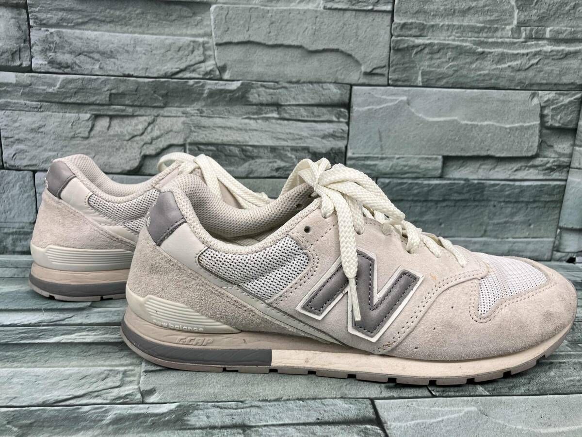 ニュー ンス balance スニーカー 996 24 5 cm 白 グレー スニーカー 靴 レディース