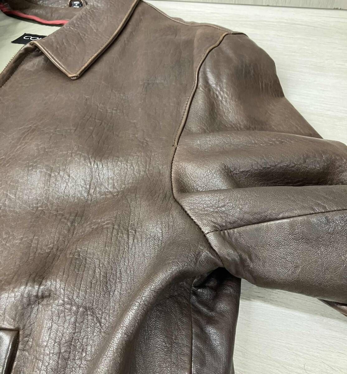 購入 COUTURE BY J.PARK/レザージャケット/古着/ラムレザーブルゾン
