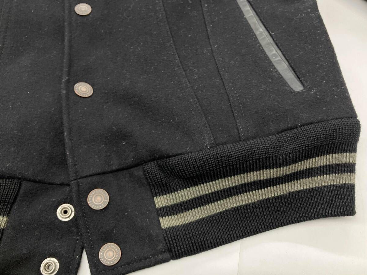 Levi s TRUCKER VARSITY HYBRID ジャケット リーバイス スタジャン レザー袖 ウール ブラック size M コーデセット その他 