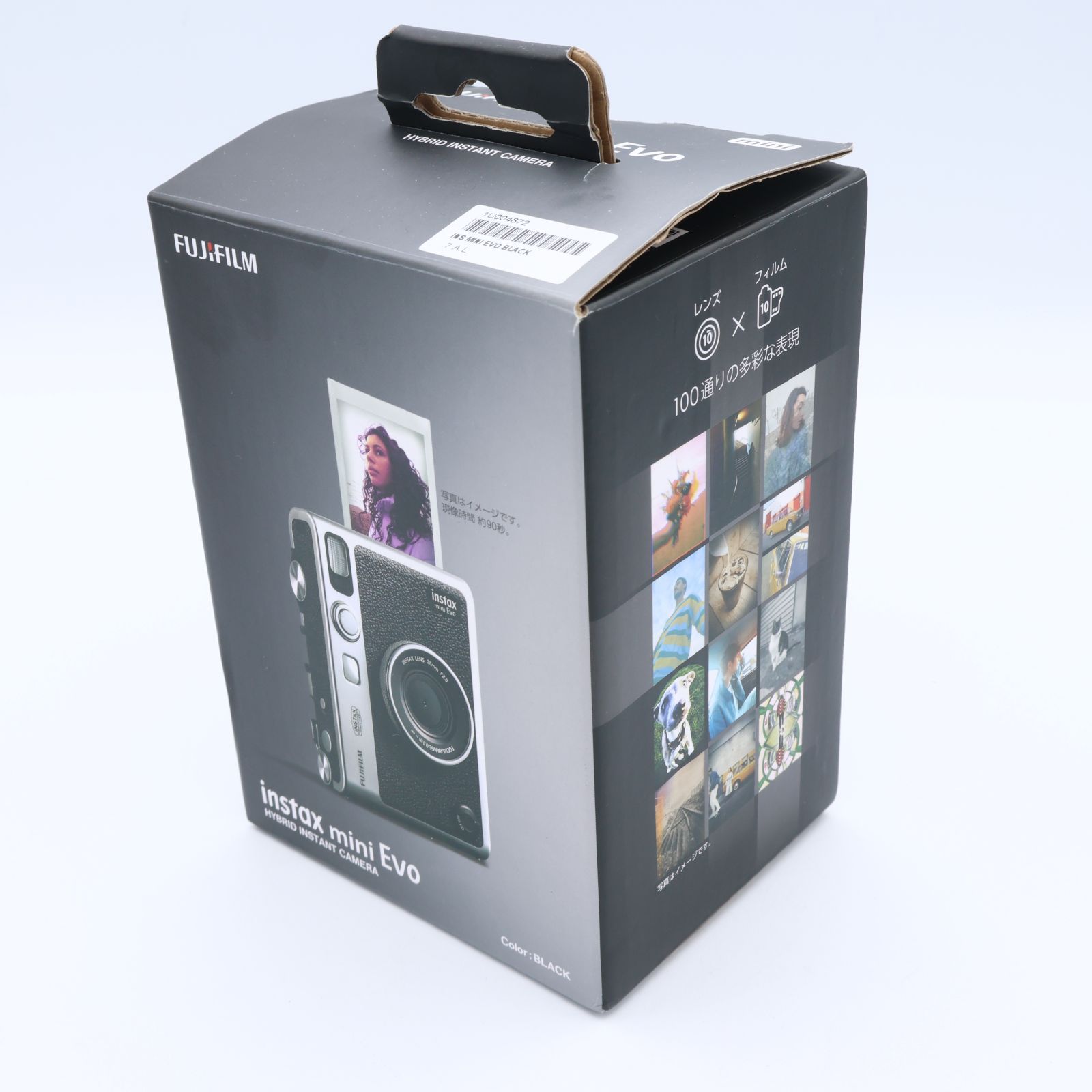 富士フイルム チェキ Evo ハイブリッドインスタントカメラ instax mini INS BLACK 251201_