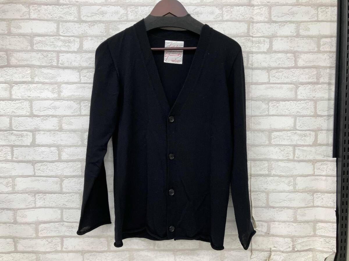 YOHJI COSTUME D HOMME HC-K 18-963 ヨウジ ヤマモト コスチューム オム 長袖カーディガン メンズ ブラック size 3 WOOL