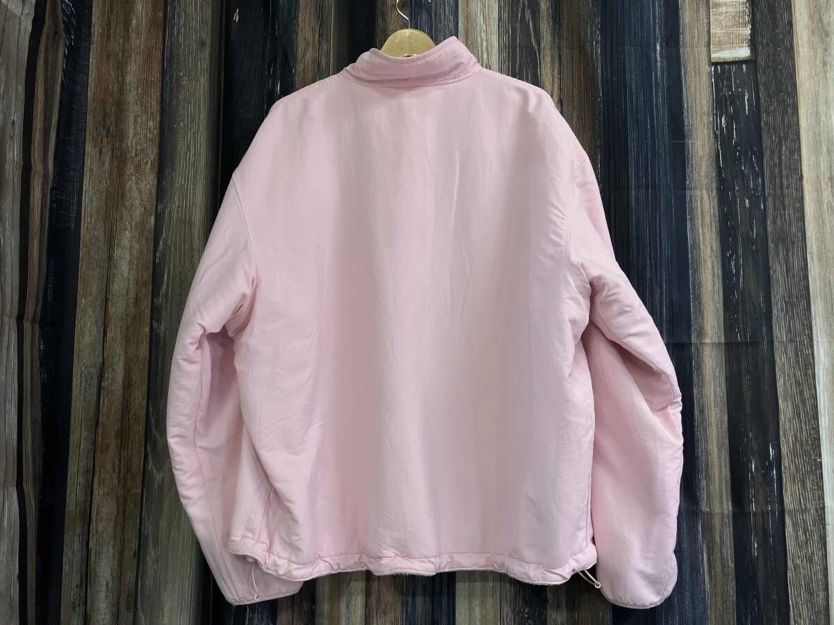 Supreme シュプリーム リバーシブルボアフリースジャケット プルオーバー ピンク XL
