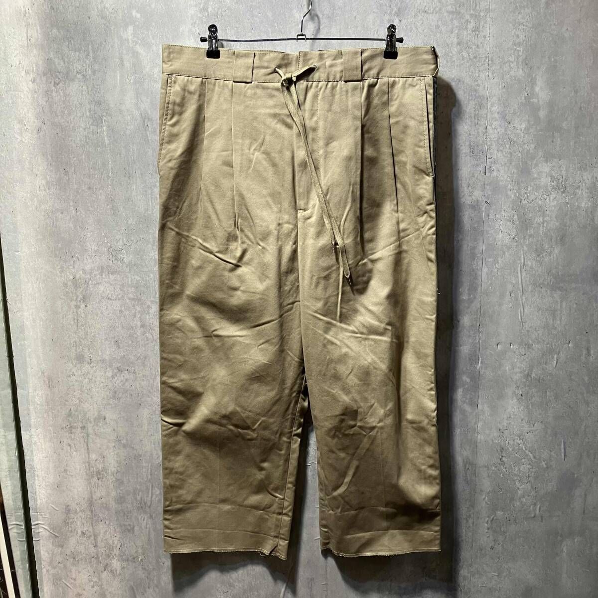 The Soloist Dickies 2 Tuck pants サイズ48 ベージュ系 タカヒロミヤシタザソロイスト