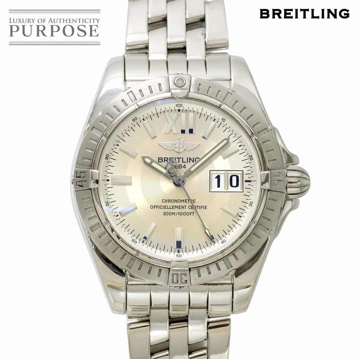 ブライトリング ギャラクティック41 コックピット A 49350 メンズ 腕時計 ビッグデイト 自動巻き ウォッチ Cockpit