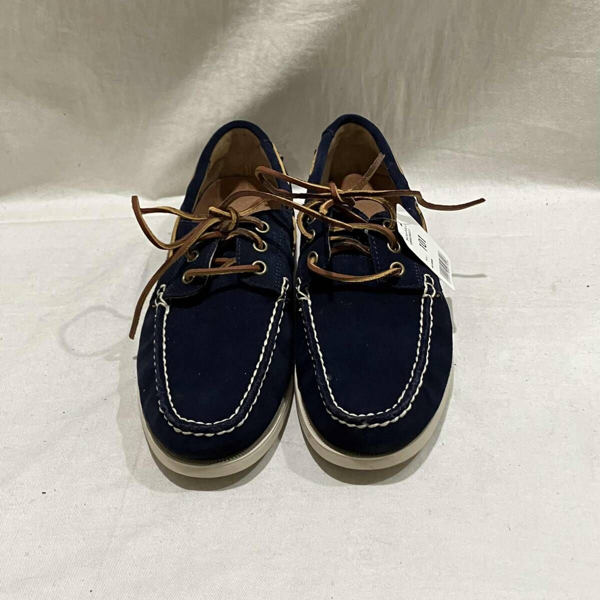 RALPHLAUREN デッキシューズ ネイビー スウェード 27cm ラルフローレン