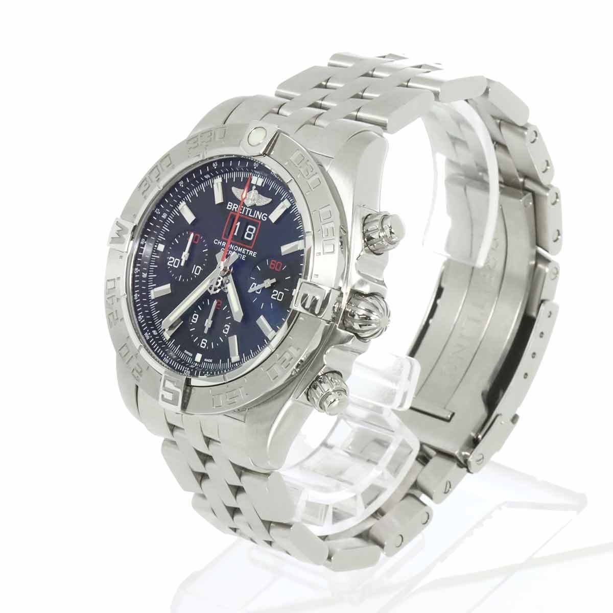  ブライトリング BREITLING クロノマット ブラックバード A44360 クロノグラフ メンズ 腕時計 ビッグデイト 自動巻き Chronomat 90304069 シワになりにくい 自動巻き時計 腕時計(アナログ)