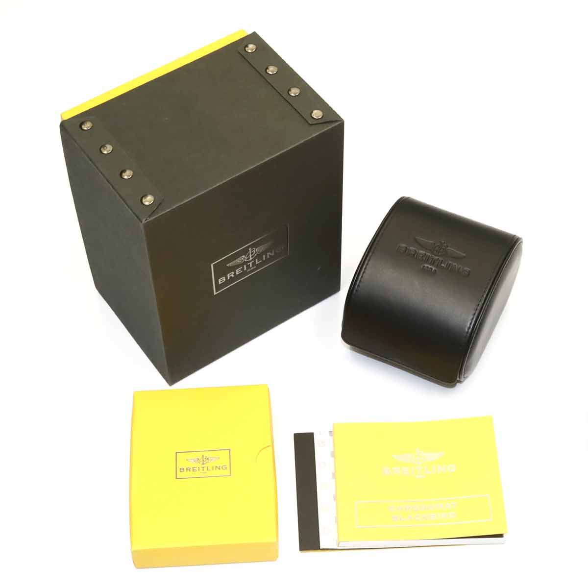  ブライトリング BREITLING クロノマット ブラックバード A44360 クロノグラフ メンズ 腕時計 ビッグデイト 自動巻き Chronomat 90304089 男性向け 自動巻き時計 腕時計(アナログ)