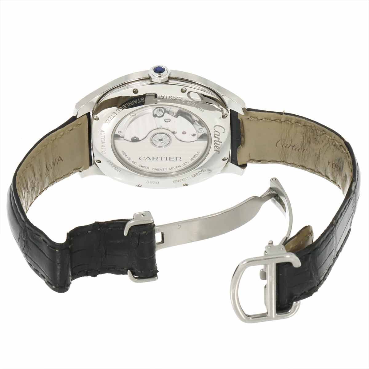  カルティエ Cartier ドライブ ドゥ カルティエ WSNM0004 メンズ 腕時計 デイト シルバー オートマ 自動巻き Drive de Cartier 90304217 デニム 自動巻き時計 腕時計(アナログ)