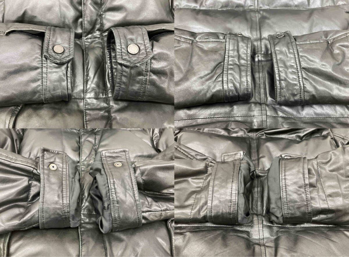 LABEL ラムレザーダウンジャケット