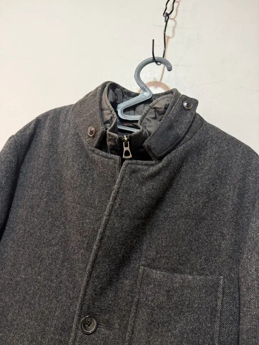 メンズ スタンドネック コート 100