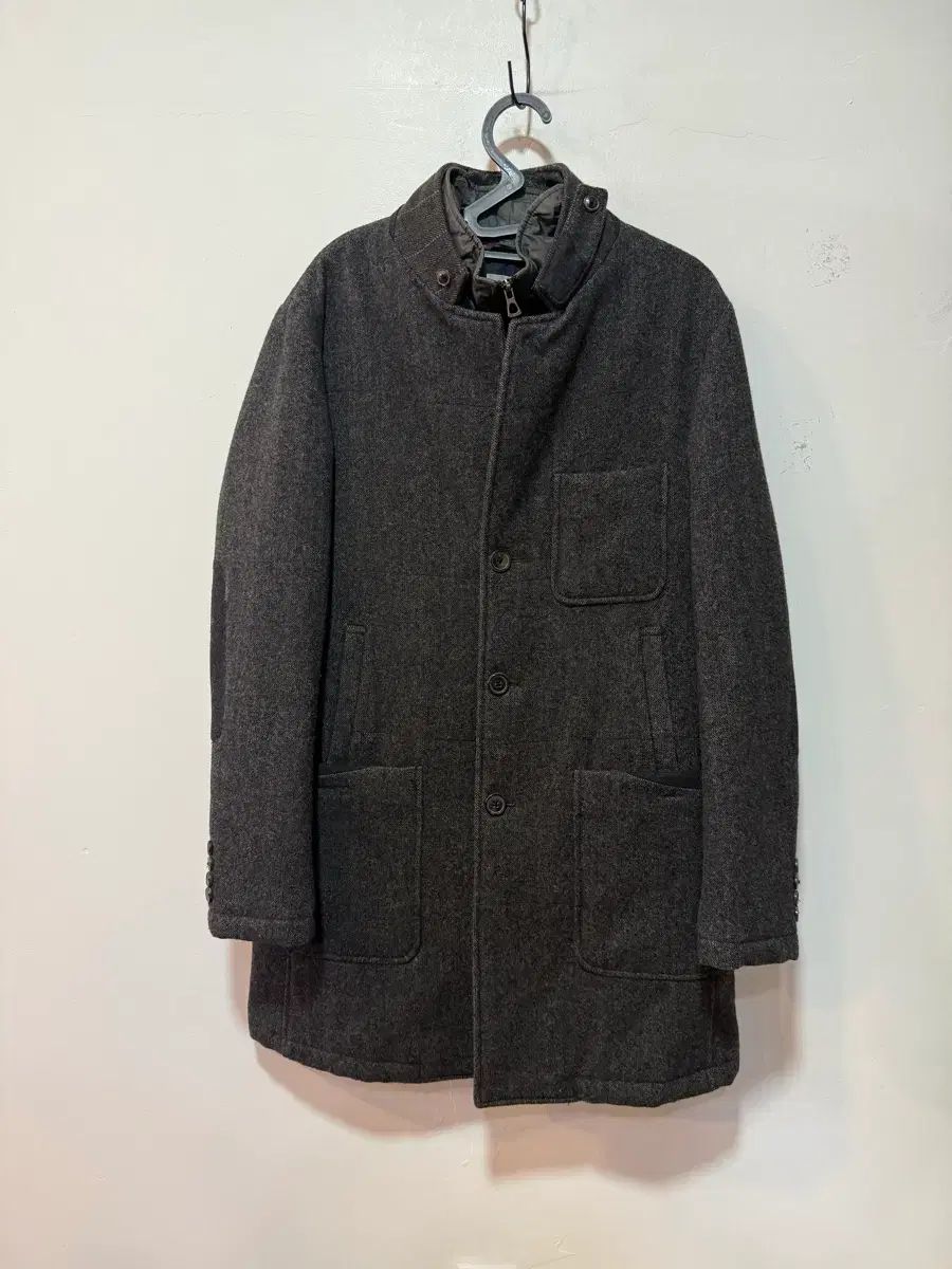 メンズ スタンドネック コート 100