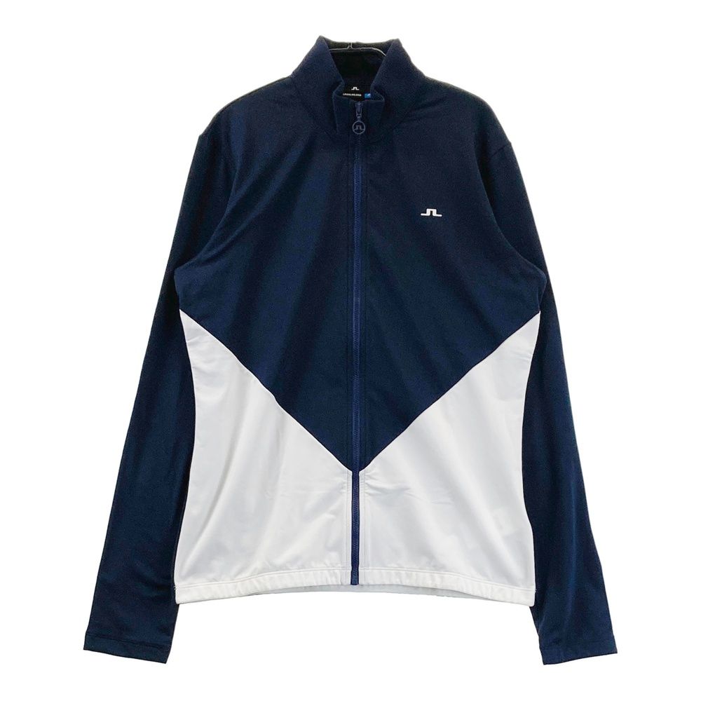 ジェイリンドバーグ ゴルフウェア バイカラー フルジップ ジャケット M サイズ：M J.LINDEBERG ジェイリンドバーグ 長袖 ジップジャケット