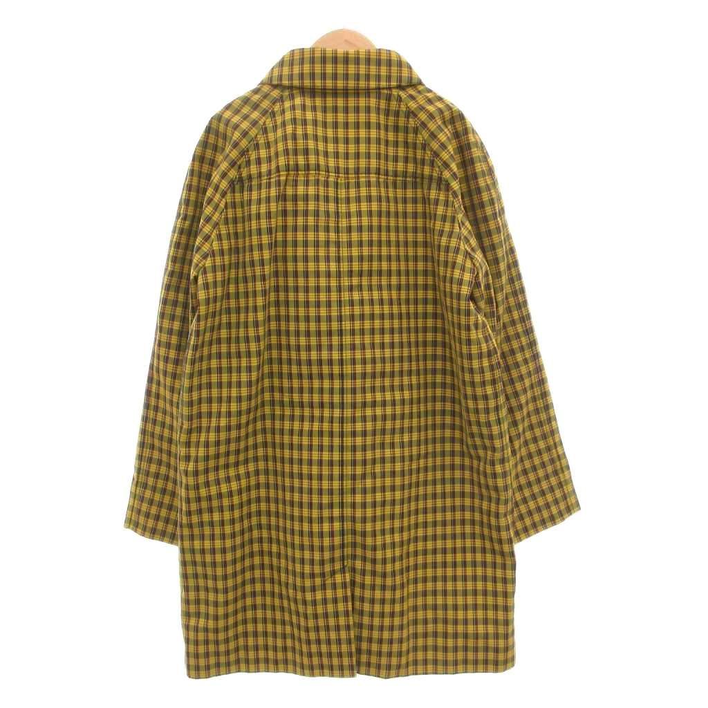 バーバリー チルドレン コート チェック柄 135 cm 黄色 イエロー マルチ KR