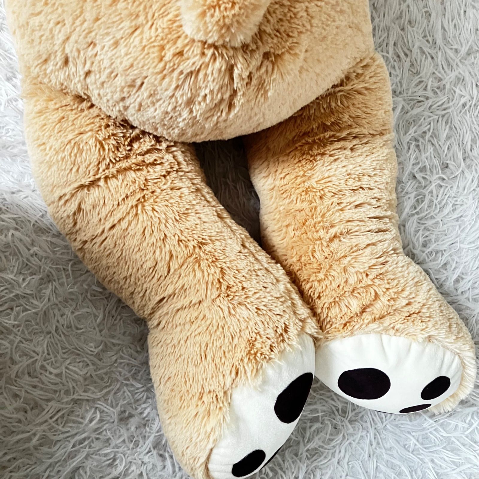 でかいぬいぐるみ 巨大 くま ぬいぐるみ アルパカ毛100 テディベア 