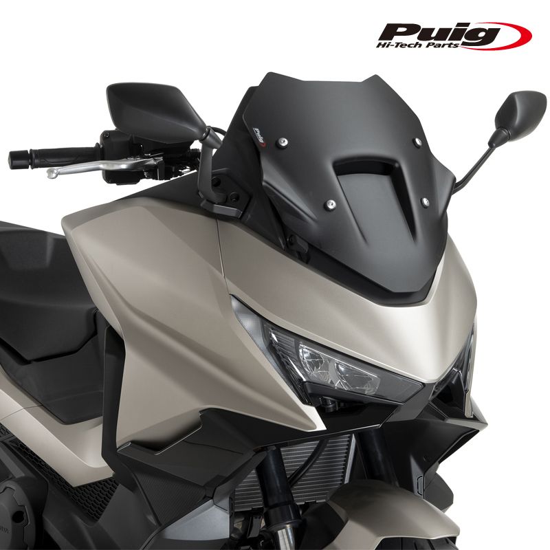 Puig 22583 J V TECH LINE SPORT MATT BLACK HONDA FORZA 750 25 プーチ スクリーン カウル