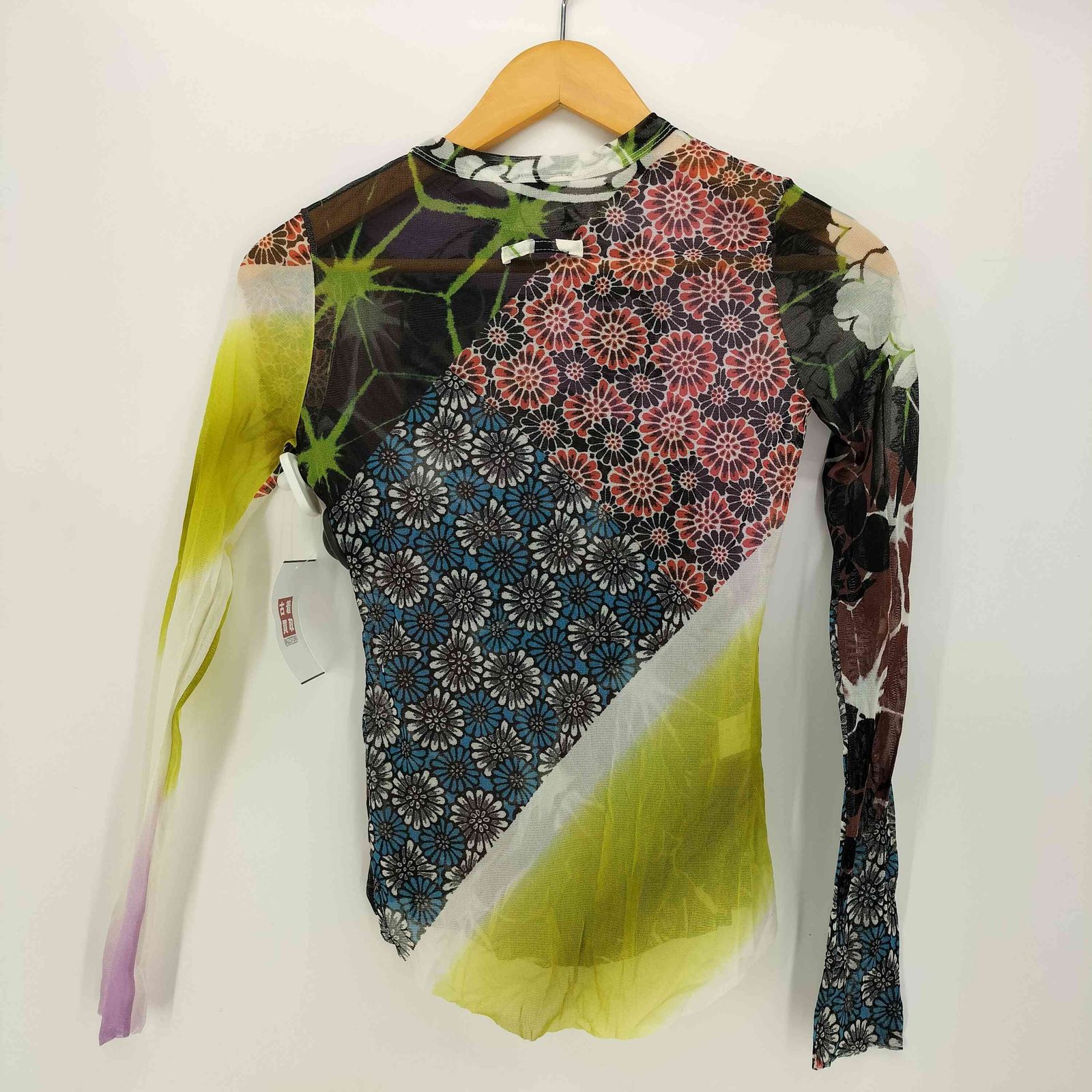 ジャンポールゴルチエフェム Jean Paul FEMME 和柄 マルチ フラワー パワーネット レディース FR 40