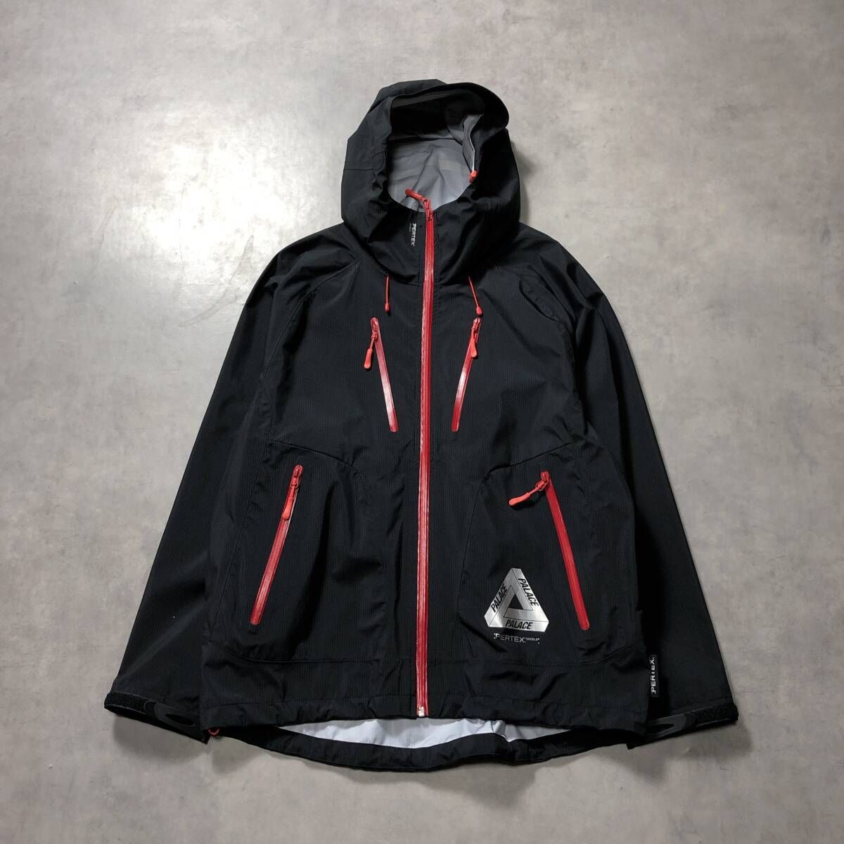 GQ4245◇PALACE：PERTEX 3L ARMOR JACKET◇S◇ブラック系 定価 79,800 