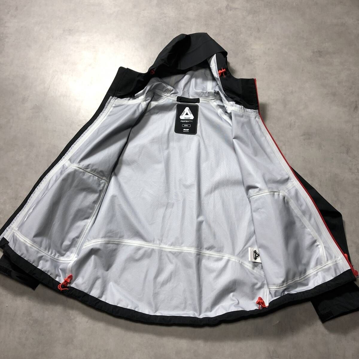 GQ4245◇PALACE：PERTEX 3L ARMOR JACKET◇S◇ブラック系 定価 79,800 