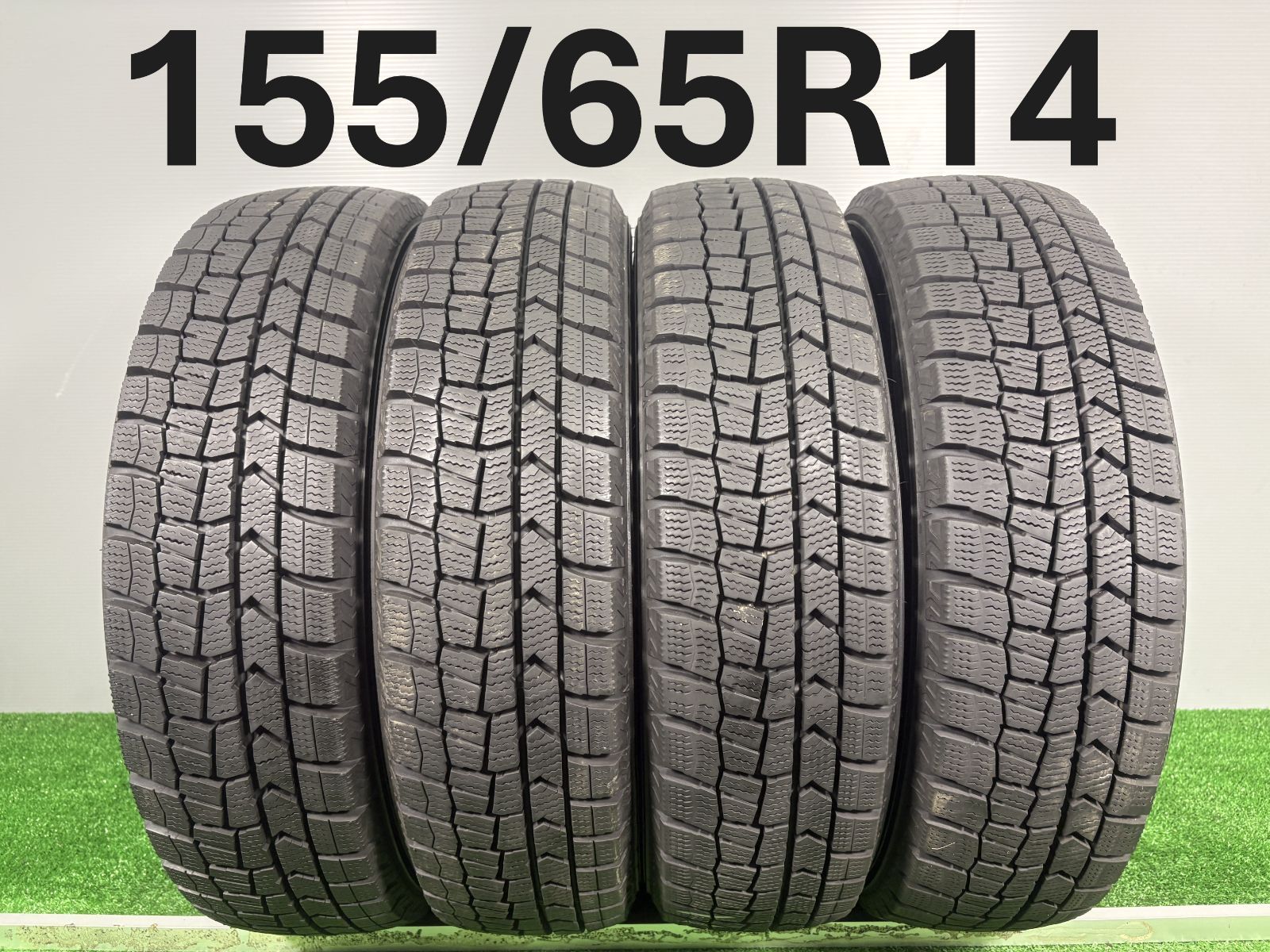 送料無料155/65R14 ダンロップ WM02 2022年製 4本 冬 タイヤ 