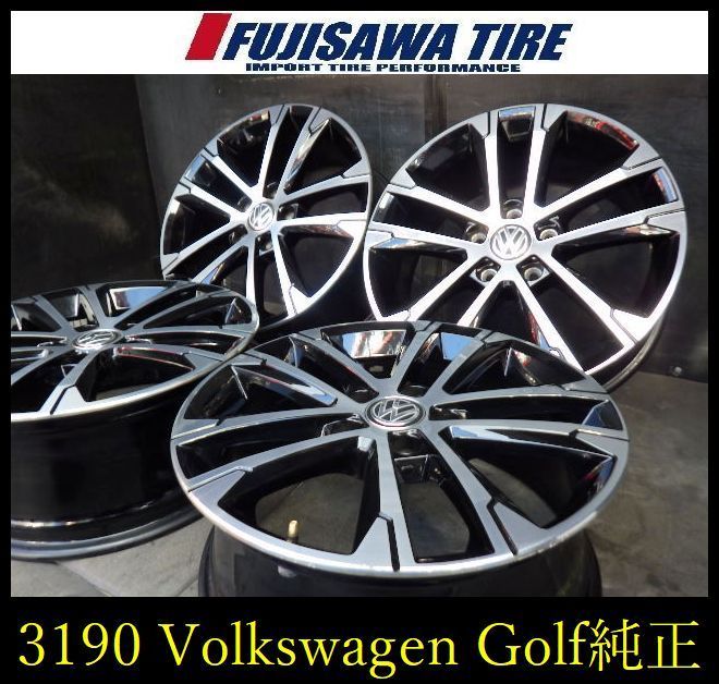 3190 B フォルクスワーゲン ゴルフ 17 x 7 0 J 5穴 PCD 112 49 4本