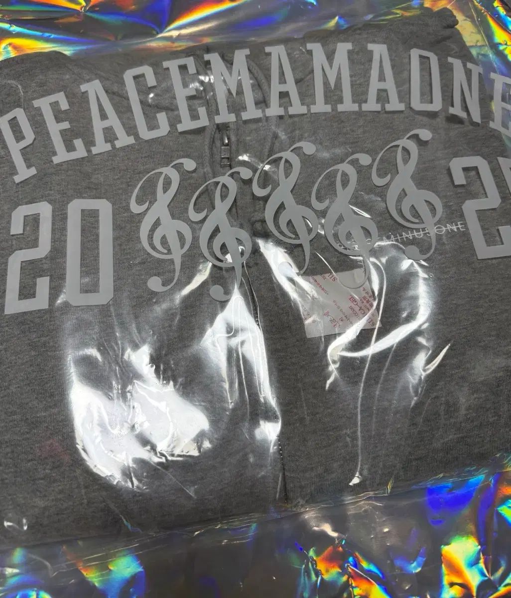 PEACEMINUSONE x MAMA アワード ジップアップ フーディー グレー XL