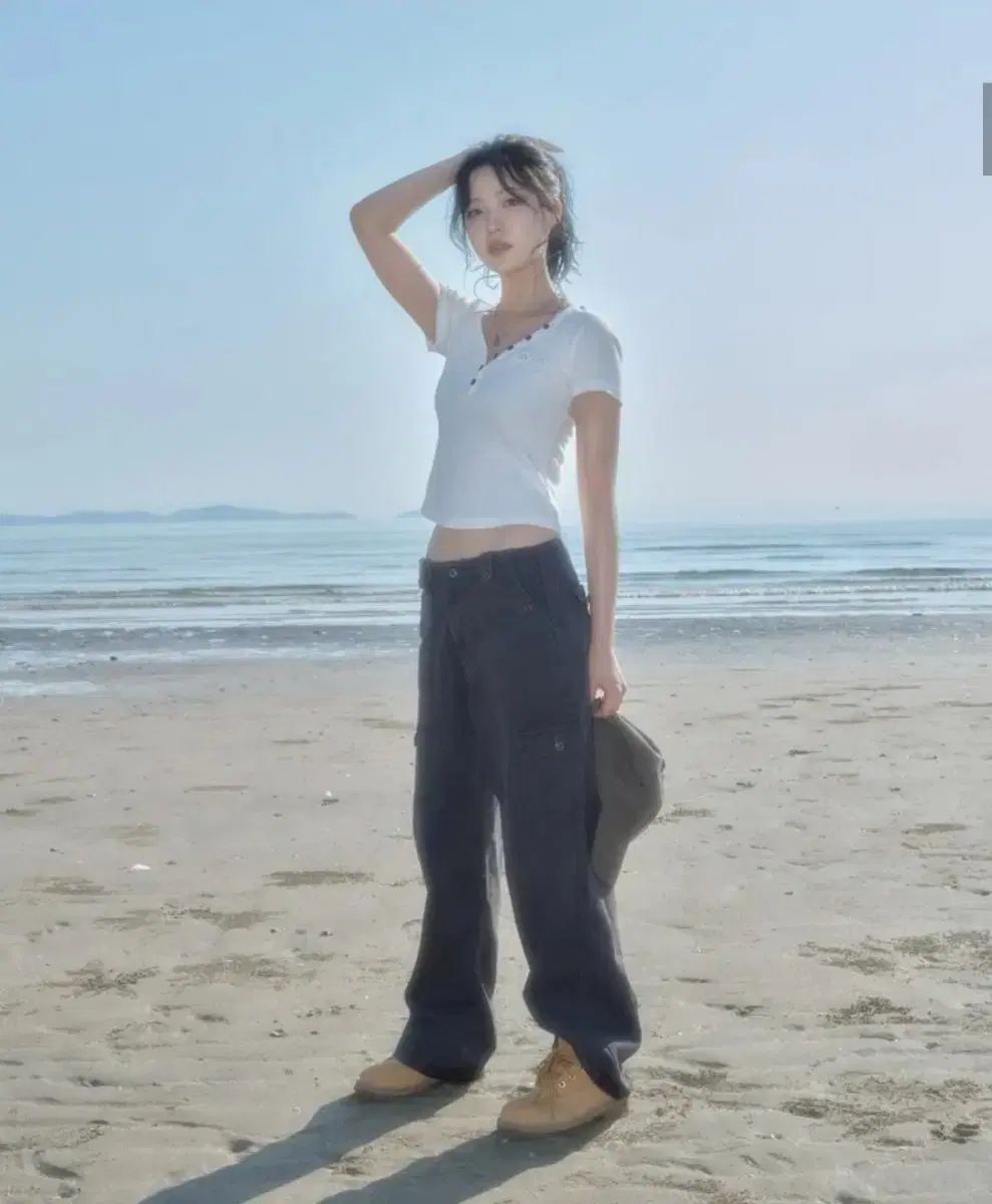 アズオン ジェド カーゴ パンツ チャコール S JED CARGO PANTS