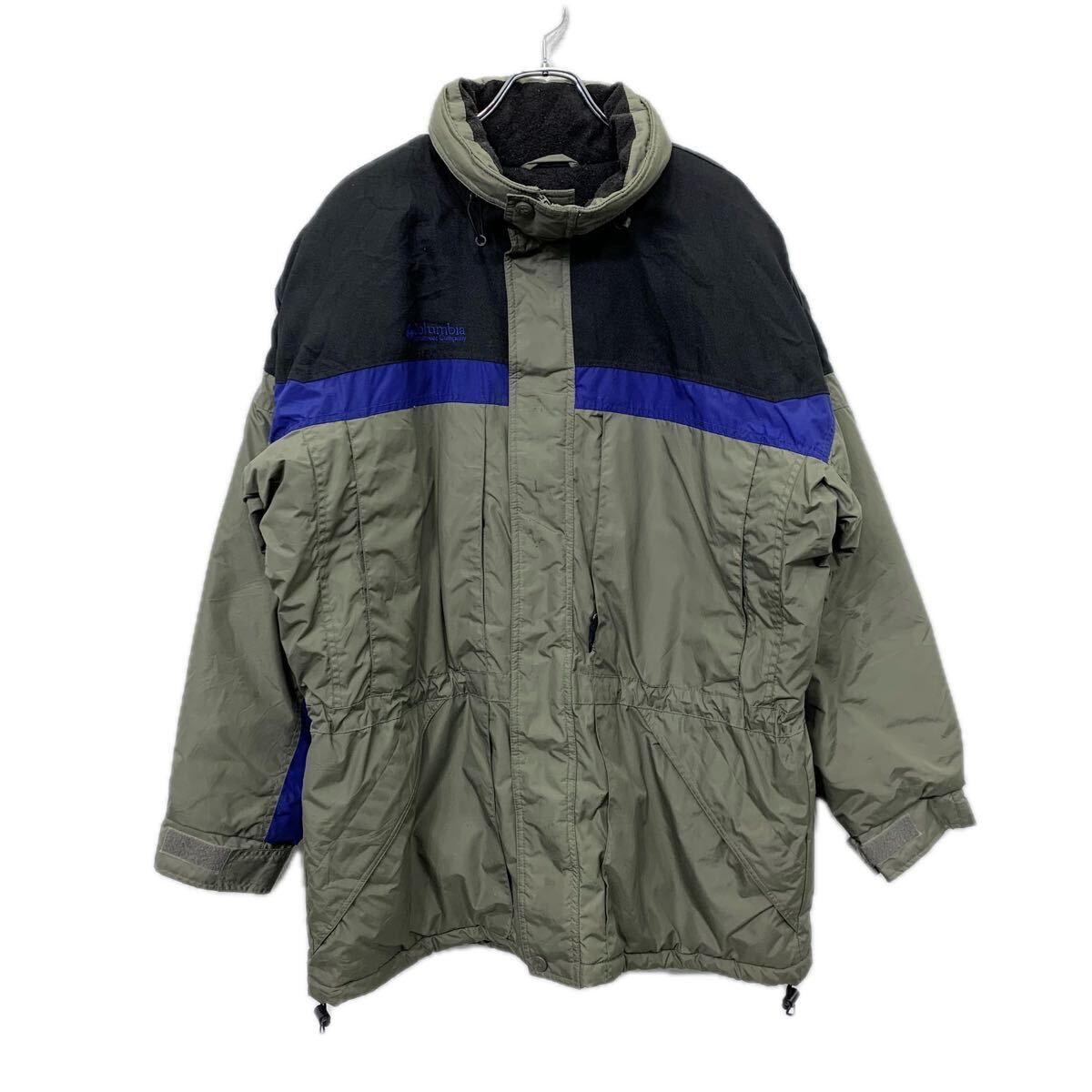00s Columbia 中綿ジャケット LL オリーブ ブルー ブラック コロンビア 