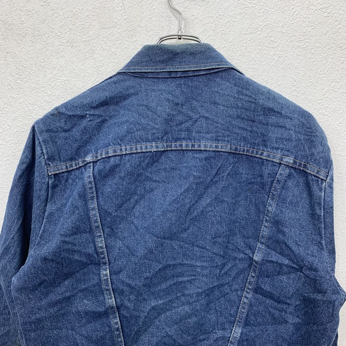 80s-90s RUSTLER デニムジャケット M インディゴ ラスラー Gジャン