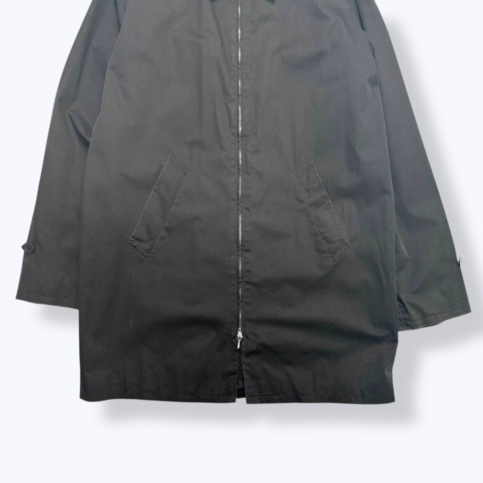 90s agnes b. ウール ギャバ ジャケット riri zip 90s agnes b. homme Half Coat Made in FRANCE / 90年代 アニエスベー