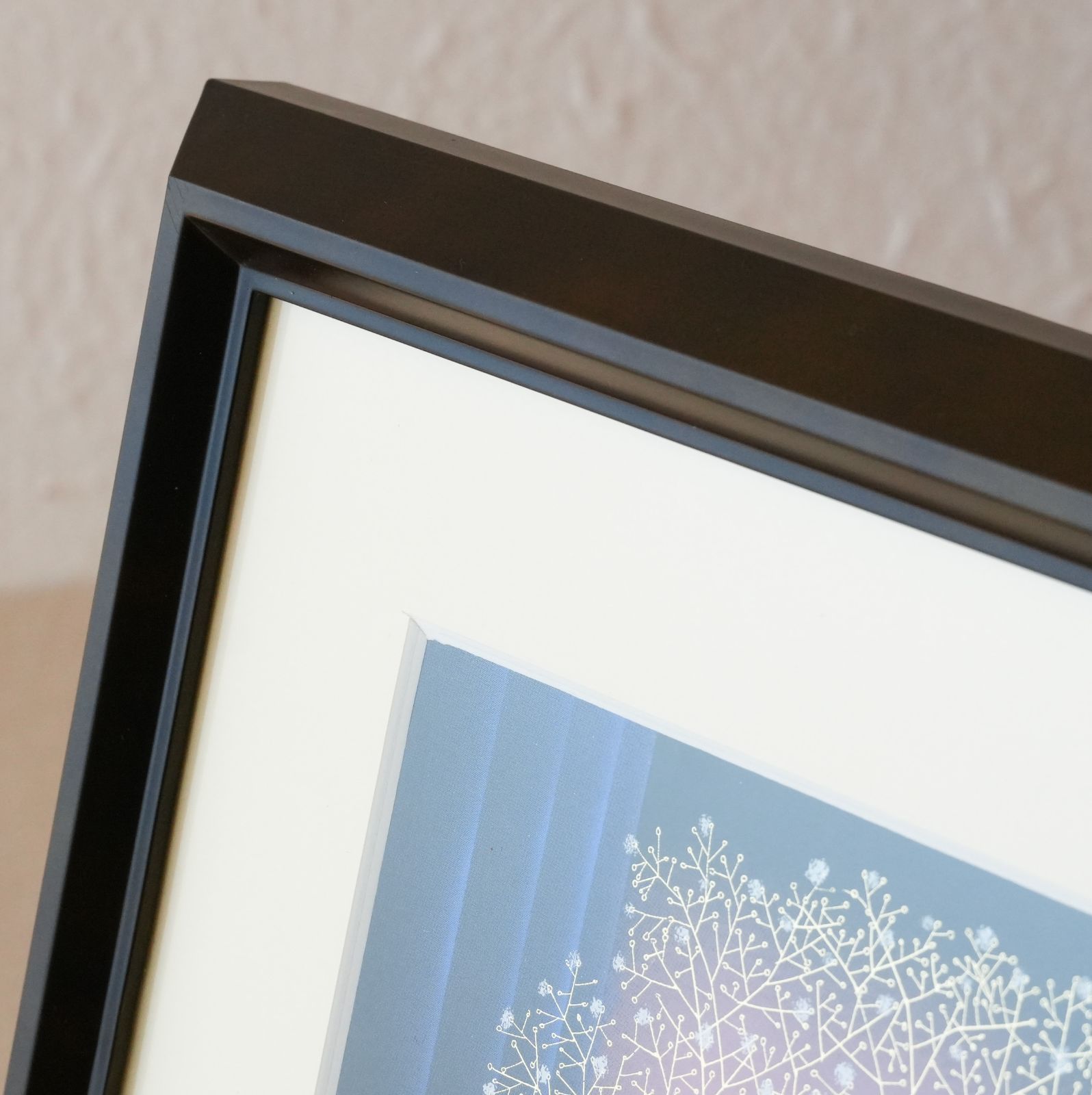 KO]加賀現代蒔絵作家パネル 四季彩 蒔絵士 塚田外士男 かすみ草 パネル