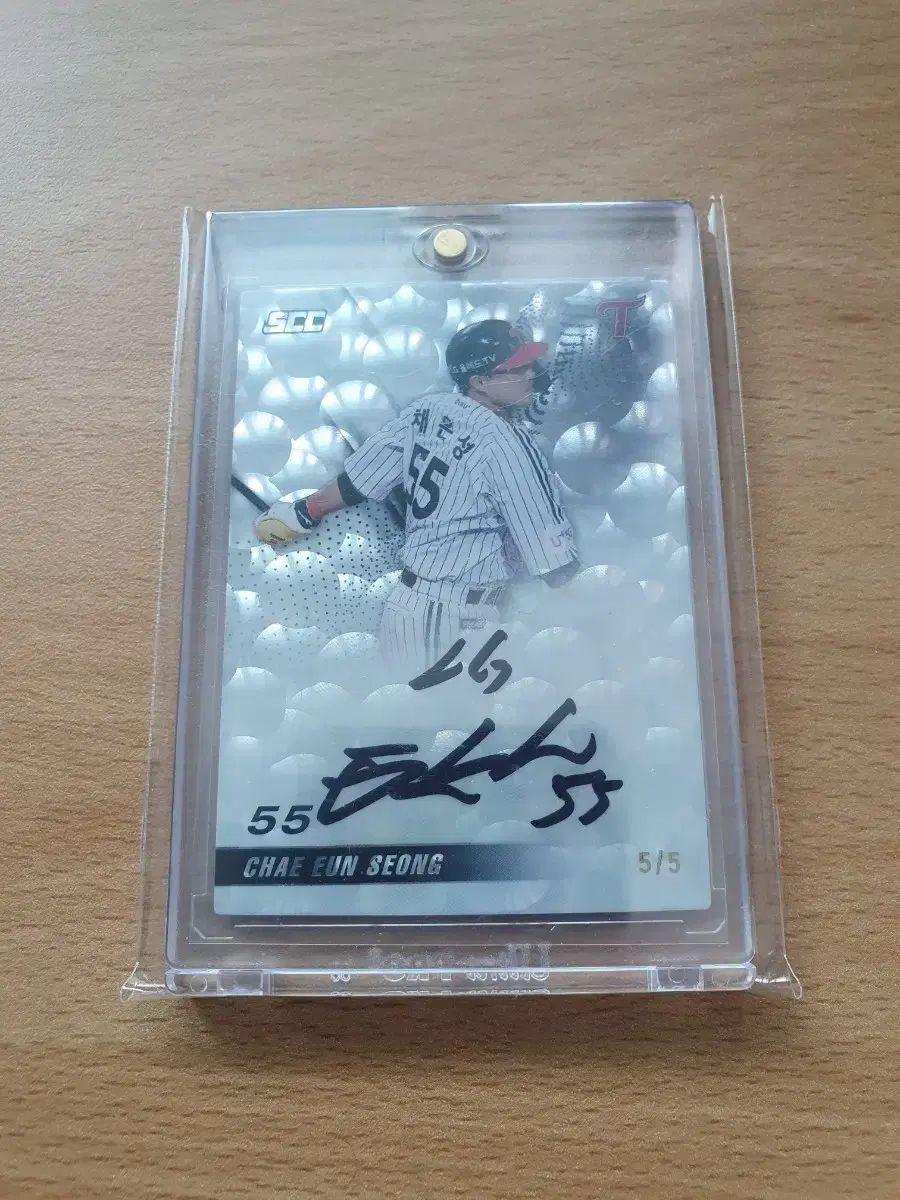 2025 SCC KBO ゴールデン ム LG チェ ウンソン シルバーサインカード