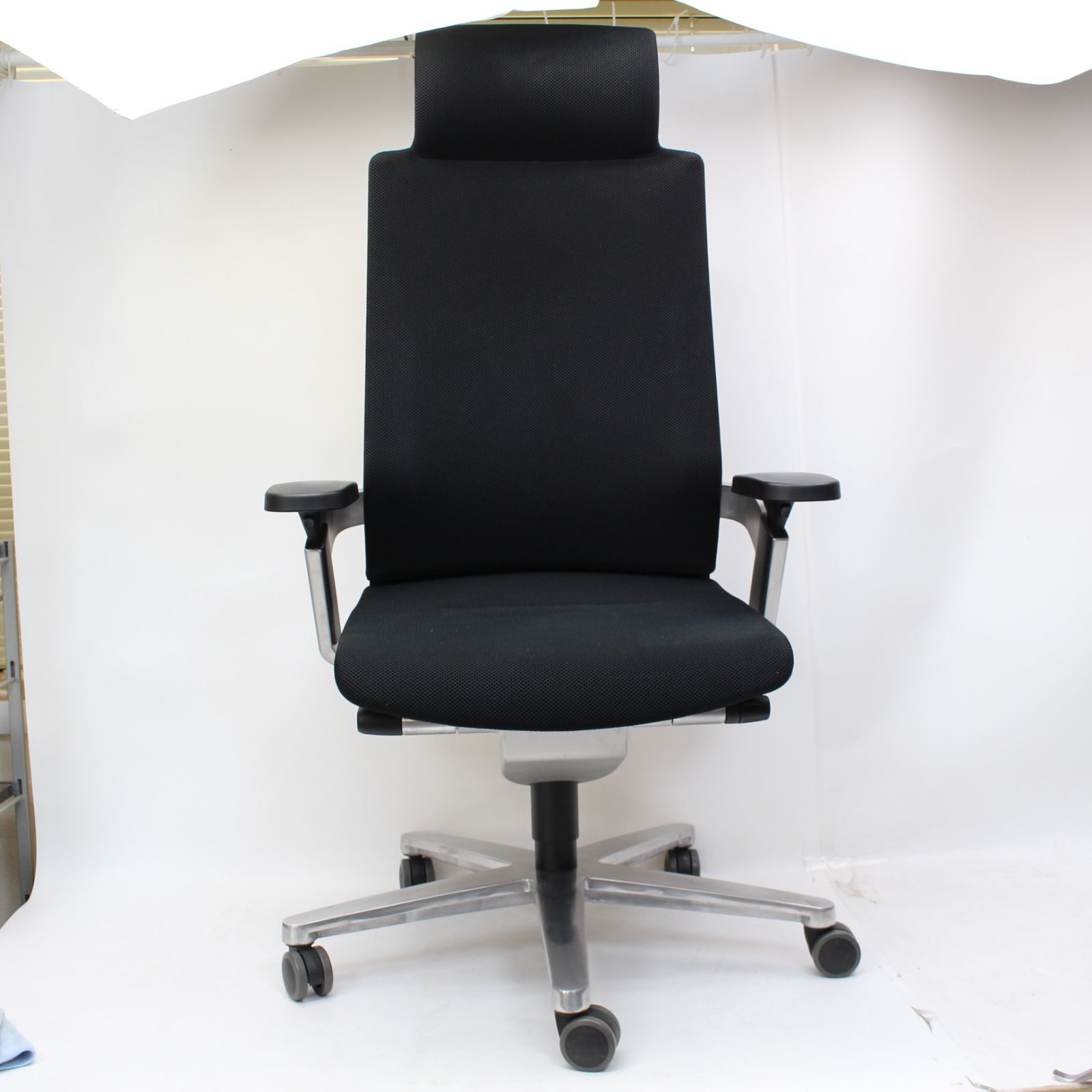 227 Wilkhahn ウィルクハーン ONチェア 175 7H ハイバック オフィスチェア 黒 布張り椅子 オフィスチェア ワークチェア 椅子 チェア