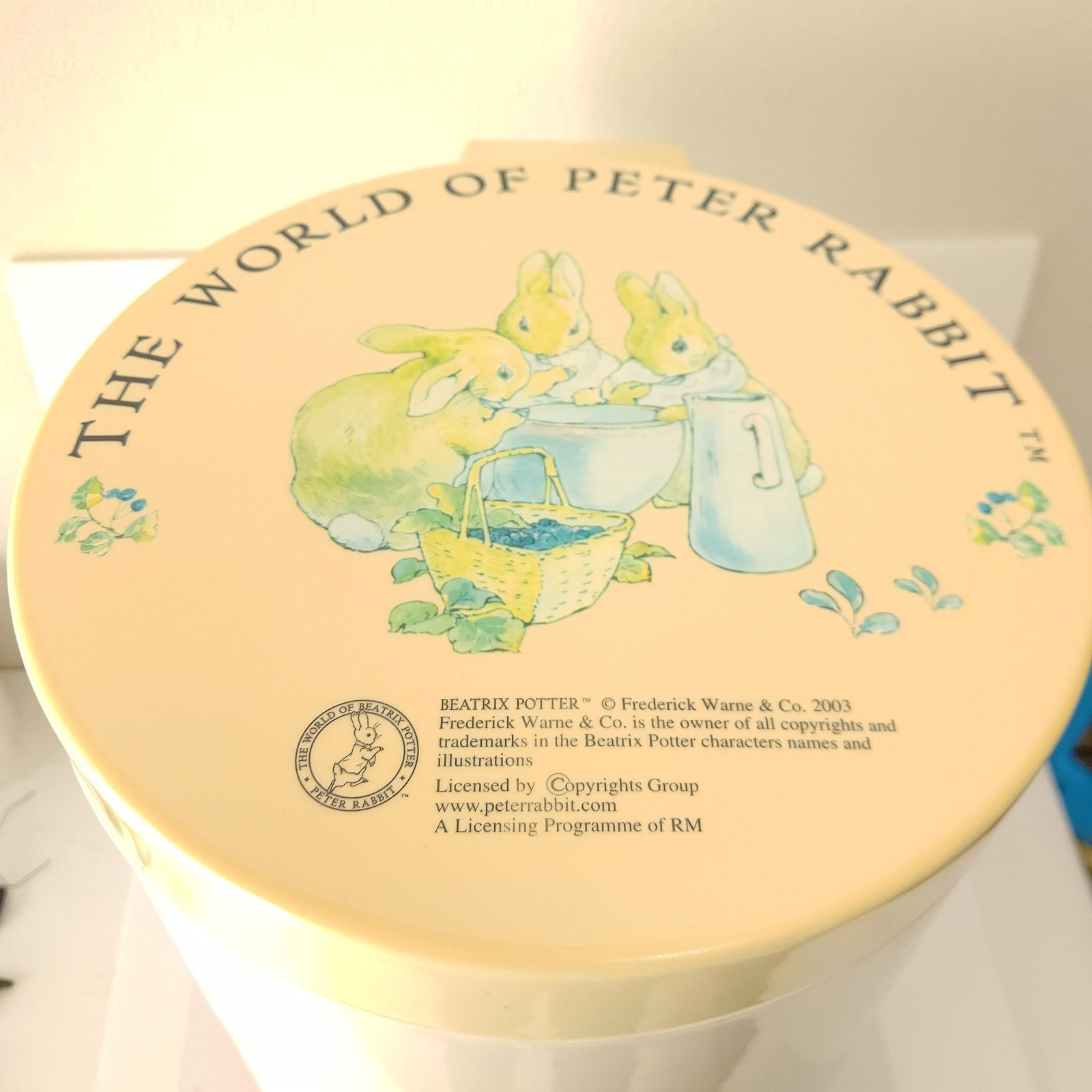 希少 廃盤 ピーターラビット 積水ライフテック ダストボックス ゴミ箱