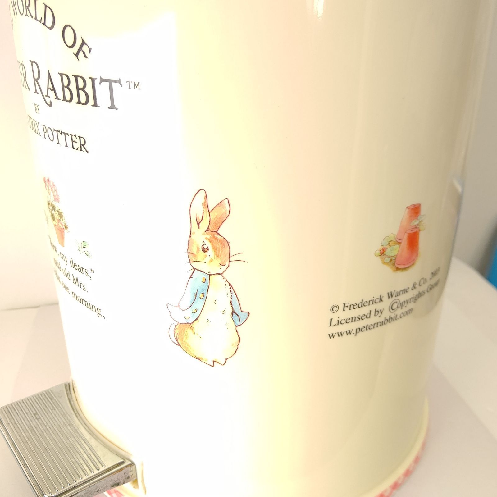 ピーターラビット ダストボックス ゴミ箱 ごみ箱 積水 希少 廃盤 ピーターラビット 積水ライフテック ダストボックス ゴミ箱