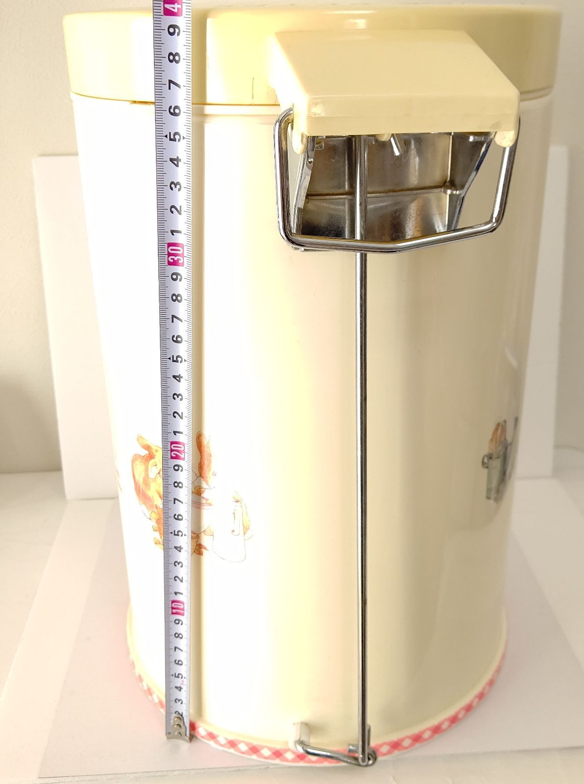 希少 廃盤 ピーターラビット 積水ライフテック ダストボックス ゴミ箱