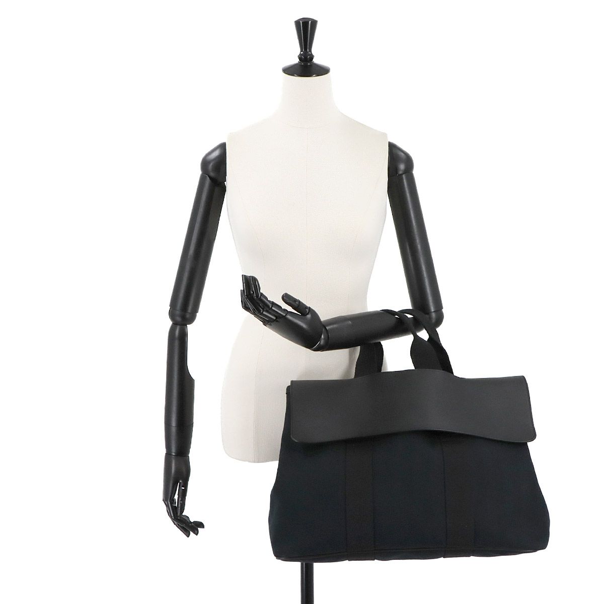 新品同様 エルメス HERMES ヴァルパライソ MM ハンド バッグ トワル